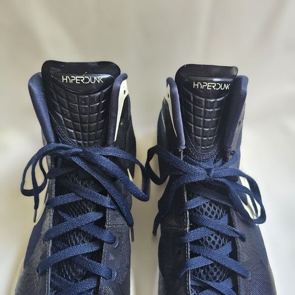 Nike Zoom Hyperdunk 2011 Basketball Shoes Navy White Men\'s Size 12
